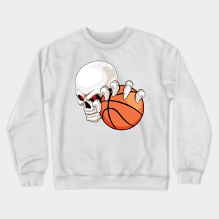 Skull Basketball player Basketball Crewneck Sweatshirt